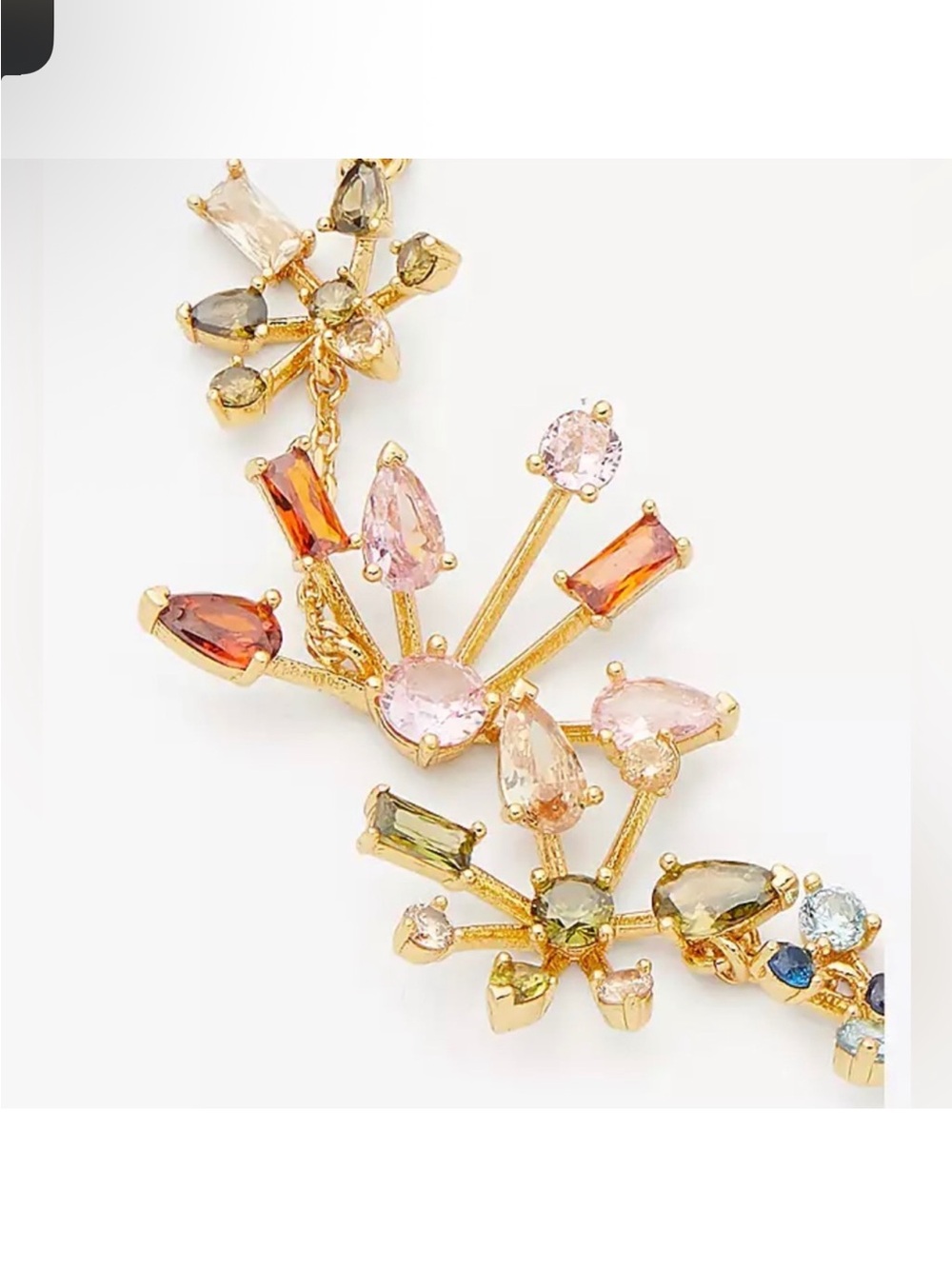 KATE SPADE • Firework Floral Line Bracelet NEW $128 - Picture 2 of 3